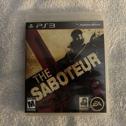 The Saboteur For PS3