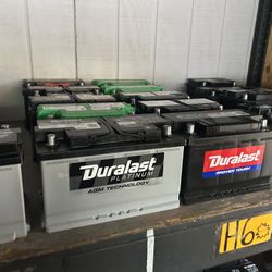 New And Rebuilt And Used Car Batterys 
