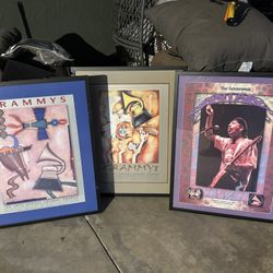 Grammy Posters Santana Poster Also All Three For $50