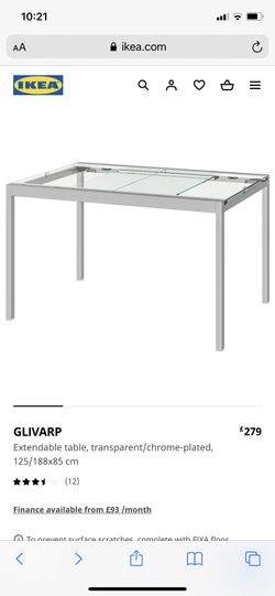 Glivarp Ikea Extendable Dinning Table for Sale in Wilkinsonvile MA OfferUp