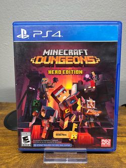 $20 Minecraft Dungeons Hero Edition on PS4