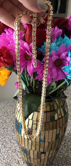 New tennis chain and eternity band