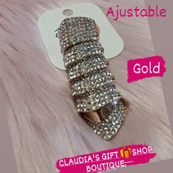 Beautiful Crystal Ring Adjustable