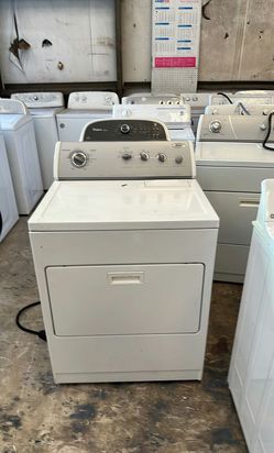 Whirlpool White Electric Dryer with Wrinkle Prevent