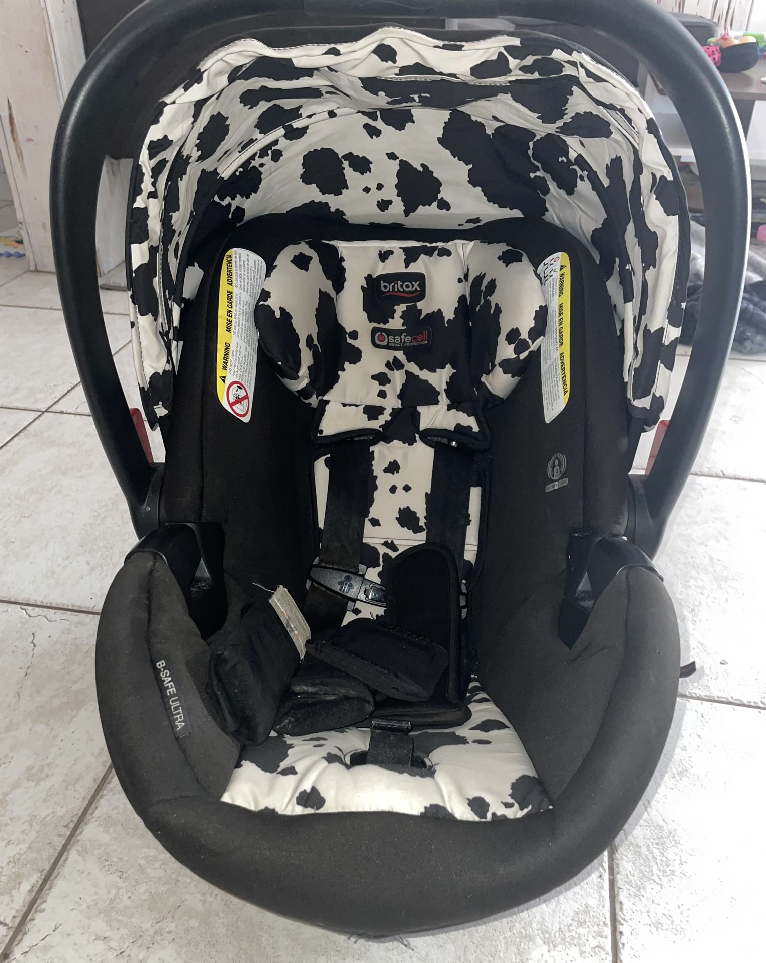Britax Cowmooflage Travel System Includes Infant Car seat And Base And Stroller
