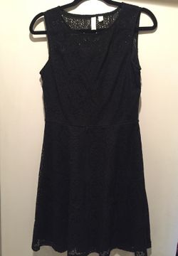 Lace Black Dress Size M