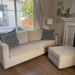 West Elm Henry 86’’ Sofa And Ottoman