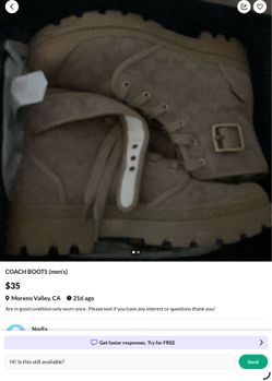 Coach boots