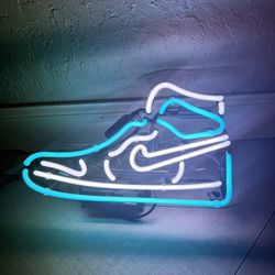 Nike neon sign