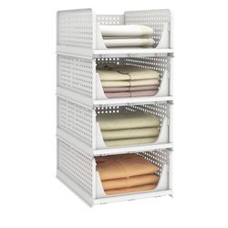 Stackable Plastic Storage Basket