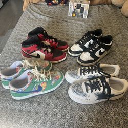 Jordan 1 , Nike Dunk , Air Force 1