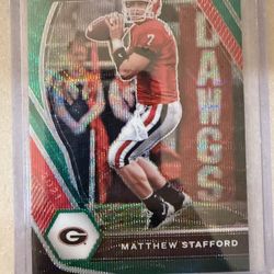 Matthew Stafford  Green Wave Prizm