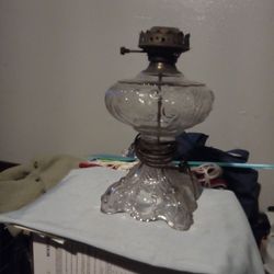 Vintage Lamp Base. Only All Glass
