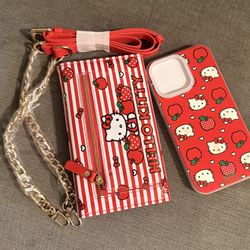 Hello Kitty × Sonix Apples Detachable Wallet Case