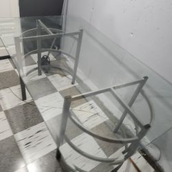 Heavy Duty Glass Table.
