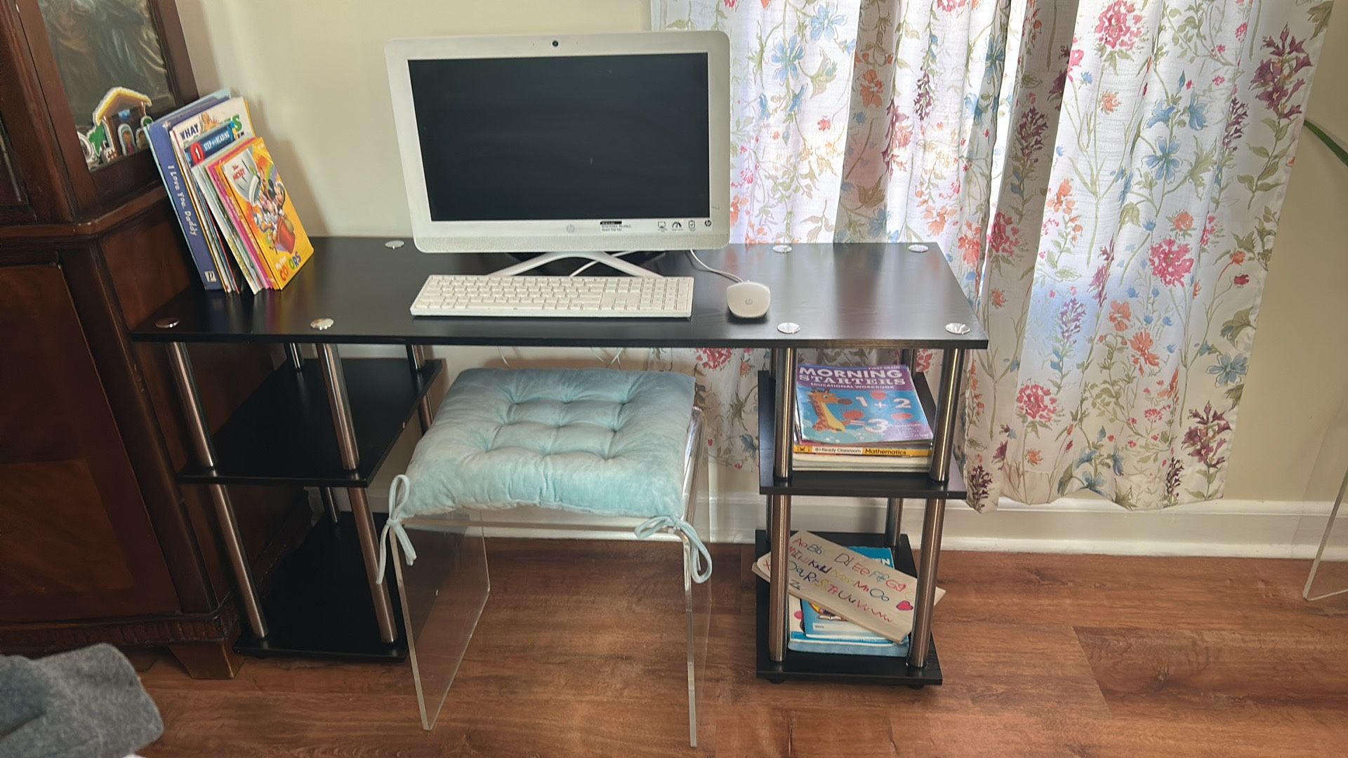 Kids Small No Tools Needed Desk Black