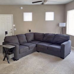 Dark Gray L-Shape 2pc Sectional Sofa from Ashley Furniture
