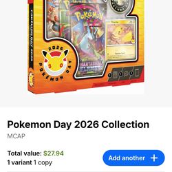 Pokémon day 2026 collection box