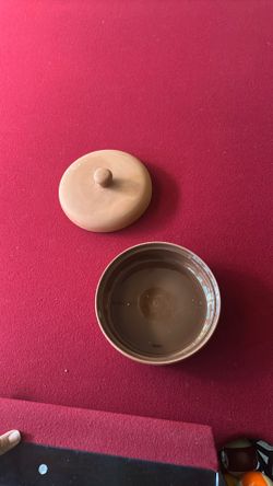 Ceramic clay sculpted bowl