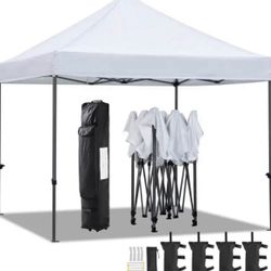 10x10 Pop Up Canopy Tent – Heavy Duty Instant Canopy | w sandbags  NEW $75 FIRM   📍 Pick up near S. Durango/215   (IKEA area)  UV Protection UPF 50+