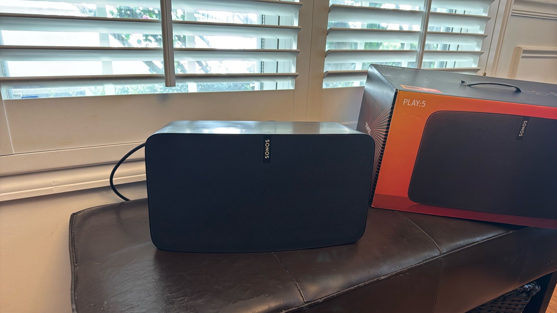 Sonos play :5 Black Speaker- Bluetooth
