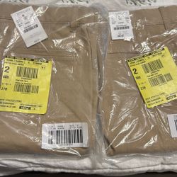 Brand New Crew Khaki Pants 8& 10 Sizes 