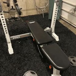 PRO OB 600 Olympic Weight Bench With Weight 