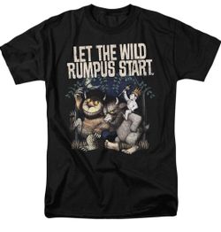 Where the Wild Things Are Wild " Let The Wild Rumpus Start " T-Shirt mens womens