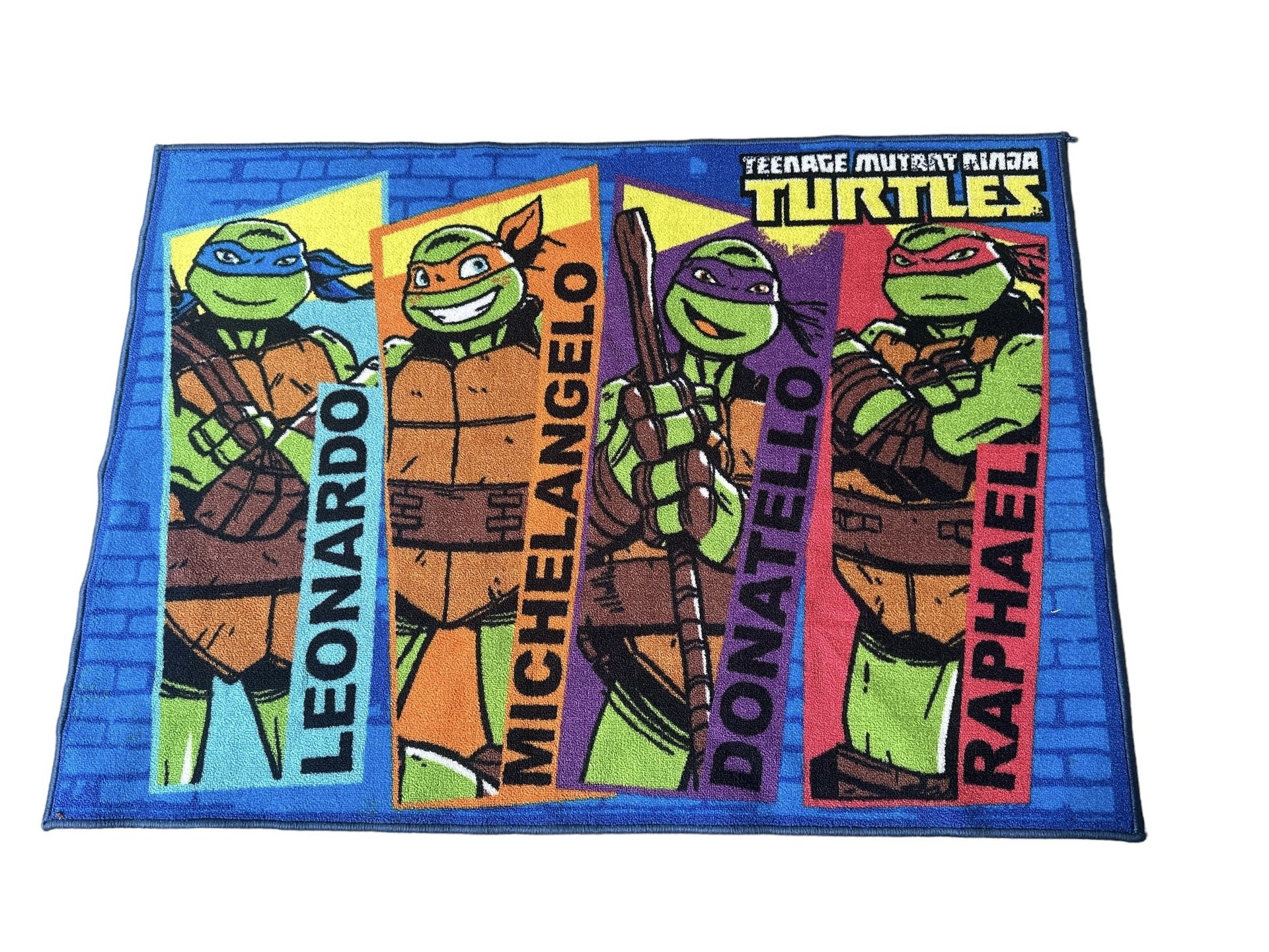 Teenage Mutant Ninja Turtles Viacom Kids Collector Area Rug Carpet Play Mat