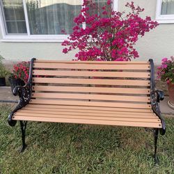 GARDEN BENCHES BERKELEY FORGE VINTAGE COLLECTION OAK