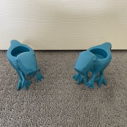2 T. Rex Candle Holders