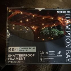 48 Ft Commercial Grade Shatterproof String Lights 