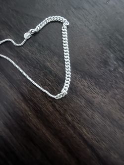 Silver Cuban bracelet