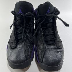 Nike Air Jordan 13 Retro (GS) Court Purple Black 884129-015 Size 4Y Shoes