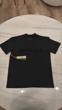 Essentials fear of god black t shirt