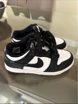 Nike Dunk Low Black and White Sneakers SIZE 13.5