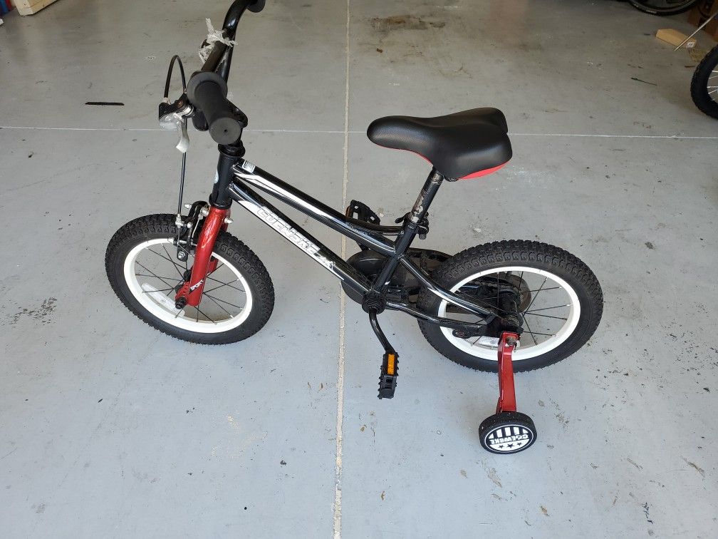 Kids Bike 14" with Training Wheels