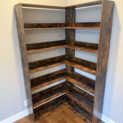Corner Bookshelves (x3)