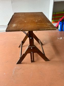 Old professional Drafting table