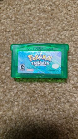 Authentic Pokémon Emerald Version GBA – Tested, Saves, $220 – OR Full Bundle $350