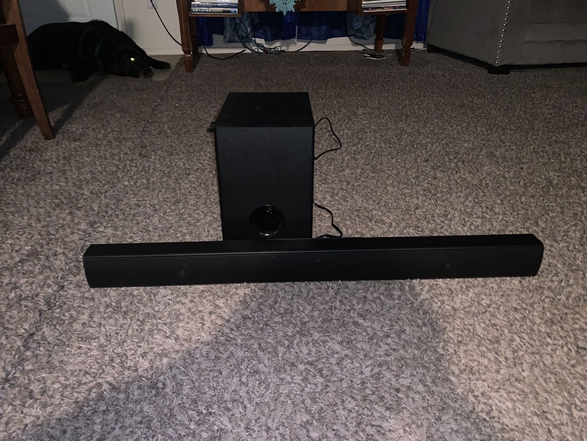 Sound Bar And Subwoofer For Sale 