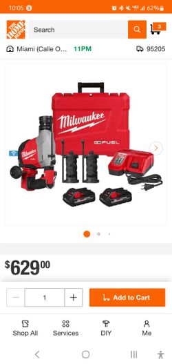 New Overhead Rotary Hammer with Integrated Dust Extraction Milwaukee M18 FUEL 5/8 in. SDS-Plus 