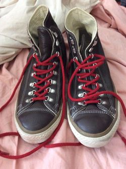Leather converse