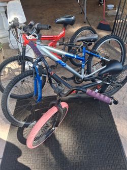 Bikes all different kinds