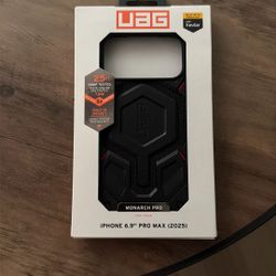 17 Pro Max UAG Monarch Pro With Kevlar Black/Red