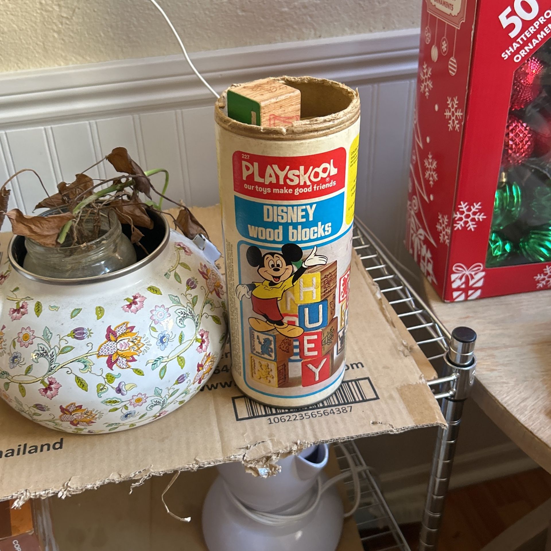 Vintage Playschool, Disney wood blocks