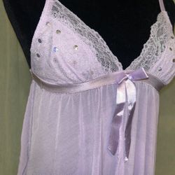 lilac lingerie slip