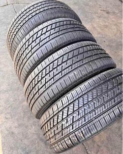 Set 225/55-19 Bridgestone con el 80% de vida