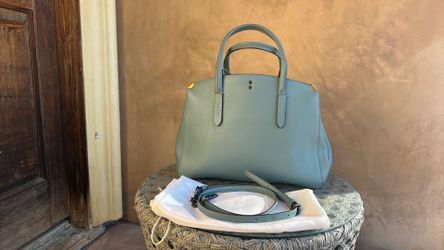 Coach Cooper Carryall Aqua Satchel Bag