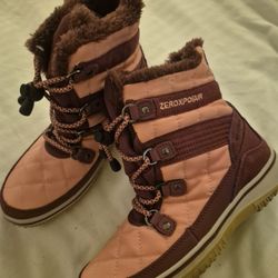 Girls Winter Snow Rain Boots 6y 